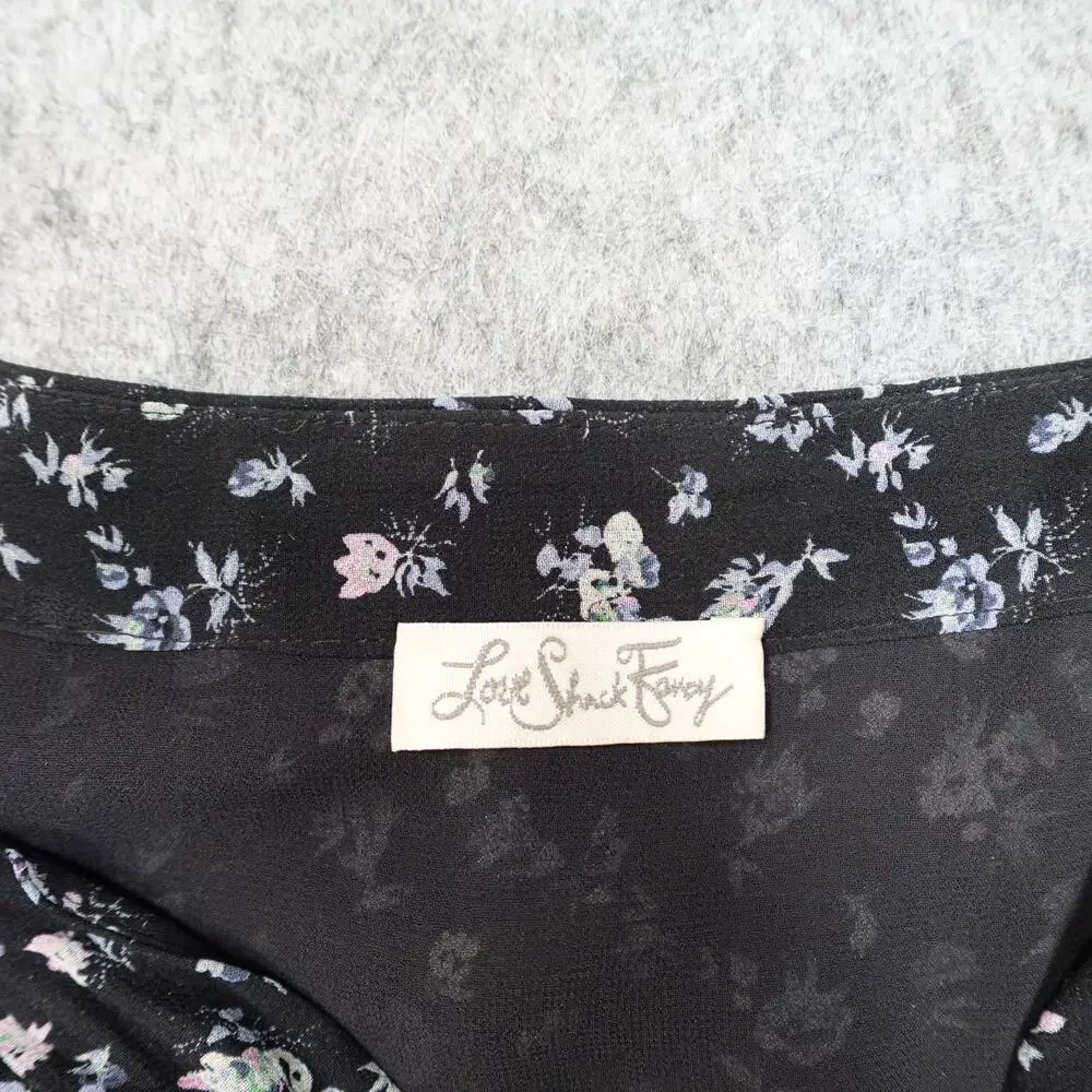 Love‎ Shack Fancy Skirt Womens 2 Mini Silk Floral Ruffle Tiered Feminine Fairy